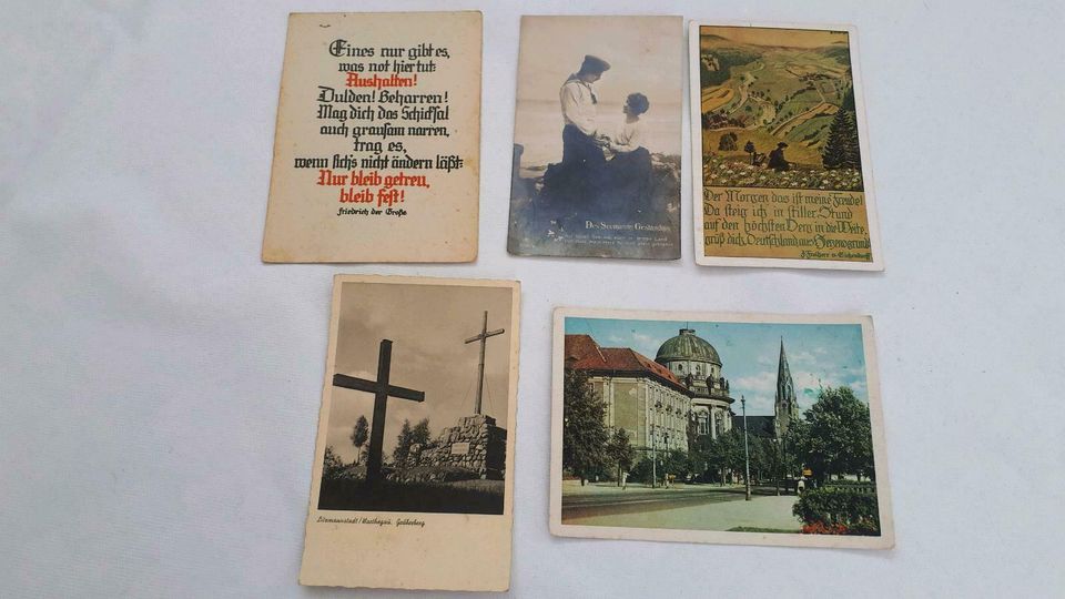 5 alte Postkarten, Litzmannstadt , Posen , und andere in Eisleben
