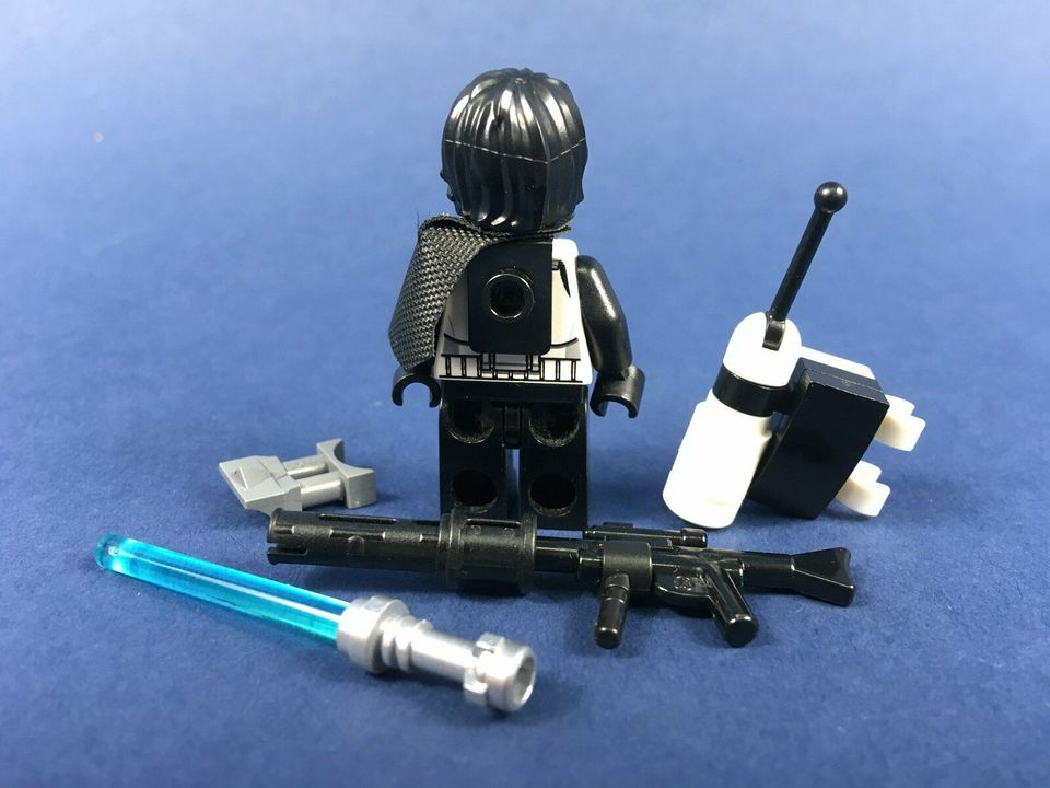 Rodianer mit Blaster und Sack LEGO STAR WARS MOC Figur aus LEGO®-Teilen 