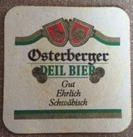 BIERDECKEL BIERFILZ Osterberger Deil Bier BRAUEREI Nr. 10 Bayern - Krumbach Schwaben Vorschau