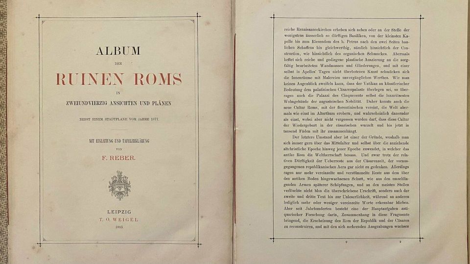 Reber, Album der Ruinen Roms (1877, komplett, inkl. Versand) in Bad Homburg