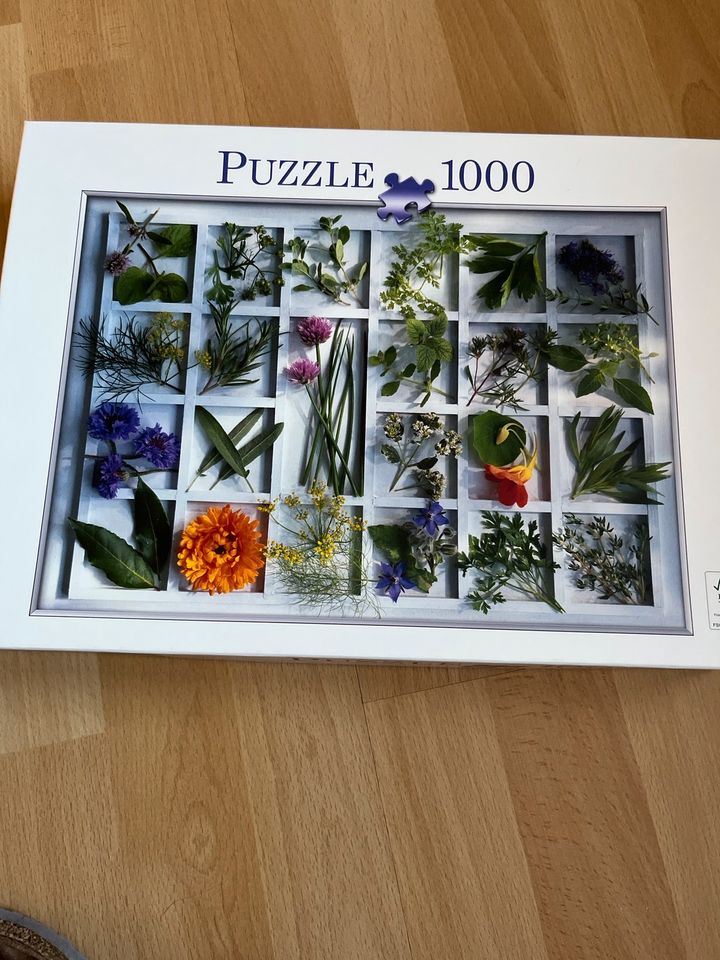 Puzzle Küchenkräuter 1000 Teile, 1x gepuzzelt, vollständig in Schenefeld