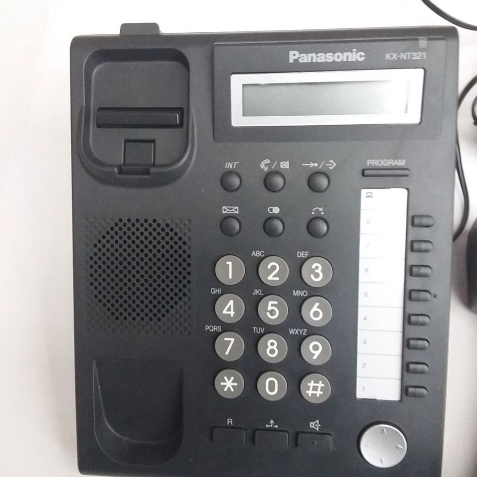 Panasonic KX-NT321NE-B IP-Systemtelefon schwarz neu in Bietigheim-Bissingen
