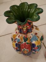 Asbrock Vase handbemalt italienisches Dekor Bayern - Germaringen Vorschau