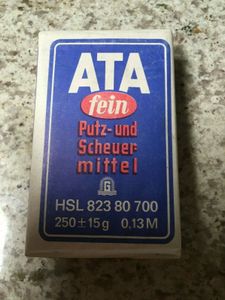 ATA fein-Putz und Scheuermittel-KONSUM-Kaufhalle-original DDR 