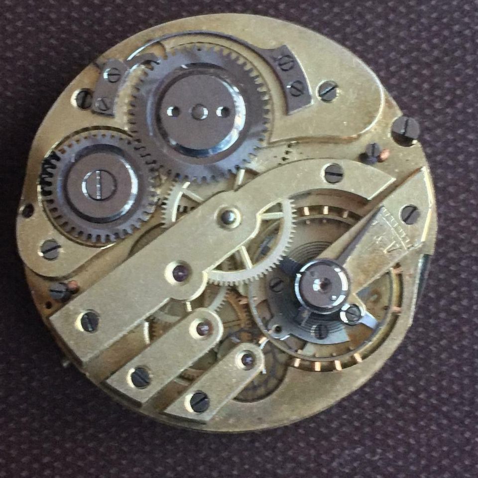 2 x Uhrwerk für Taschenuhr (Invicta u.a.) antik in Brüel