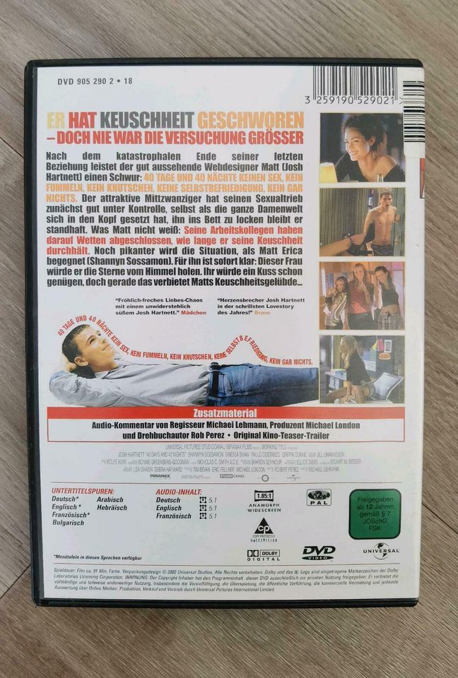 DVD 40 Tage 40 Nächte Josh Hartnett in Halle