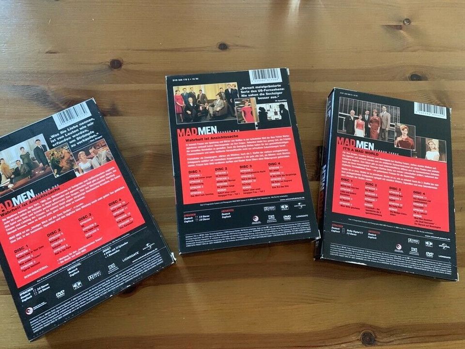Mad Men Staffel 1, 2 und 3 DVD in München