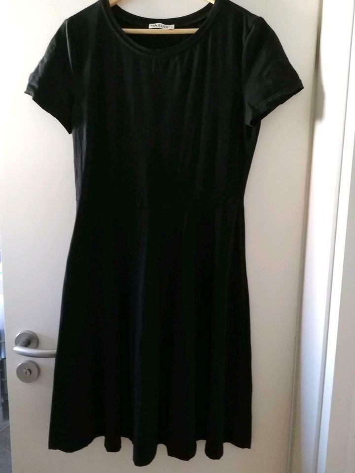 SURE Damen Kleid Longshirt schwarz m Streifen Gr Mode & Beauty Damenbekleidung L Kurzarm