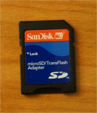 SanDisk microSD/TransFlash Adapter in Bayern - Miesbach